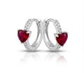 ARGOLA CLICK CORAÇÃO VERMELHO 2X12MM