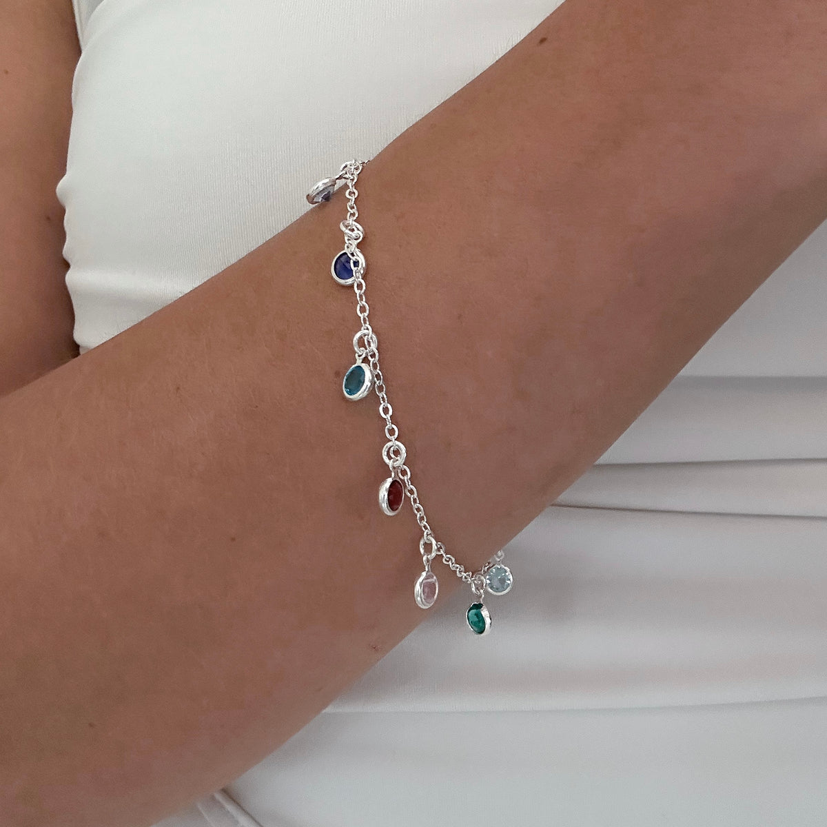 PULSEIRA PINGOS COLORIDOS -18,5CM