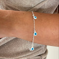 PULSEIRA OLHO GREGO PENDANTE - 18,5CM