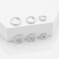 TRIO ARGOLA LISA - 9MM 11MM 13MM