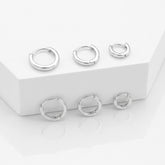 TRIO ARGOLA LISA - 9MM 11MM 13MM