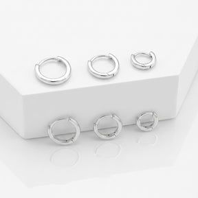 TRIO ARGOLA LISA - 9MM 11MM 13MM