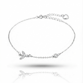 Pulseira Espirito Santo Brilhante Cristal 16+4cm