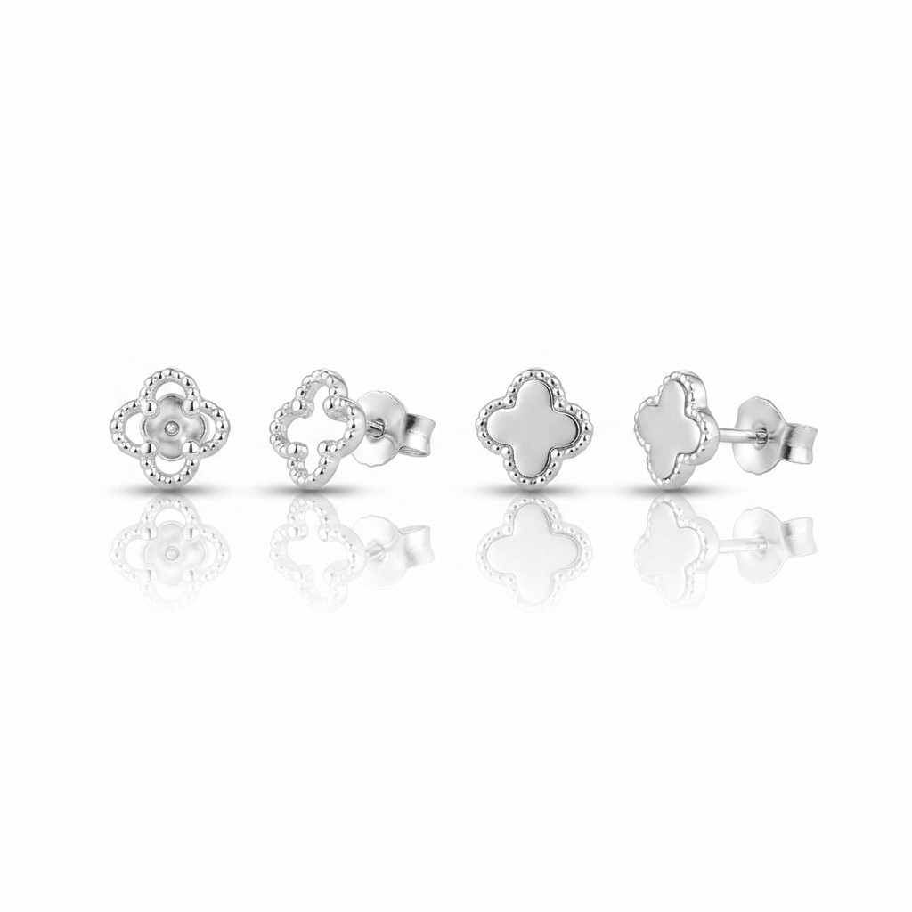 Brinco Duplo Van Cleef 6mm
