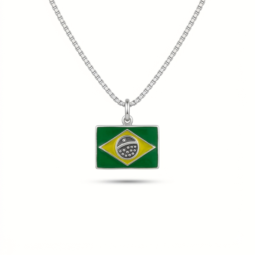 PINGENTE BANDEIRA BRASIL