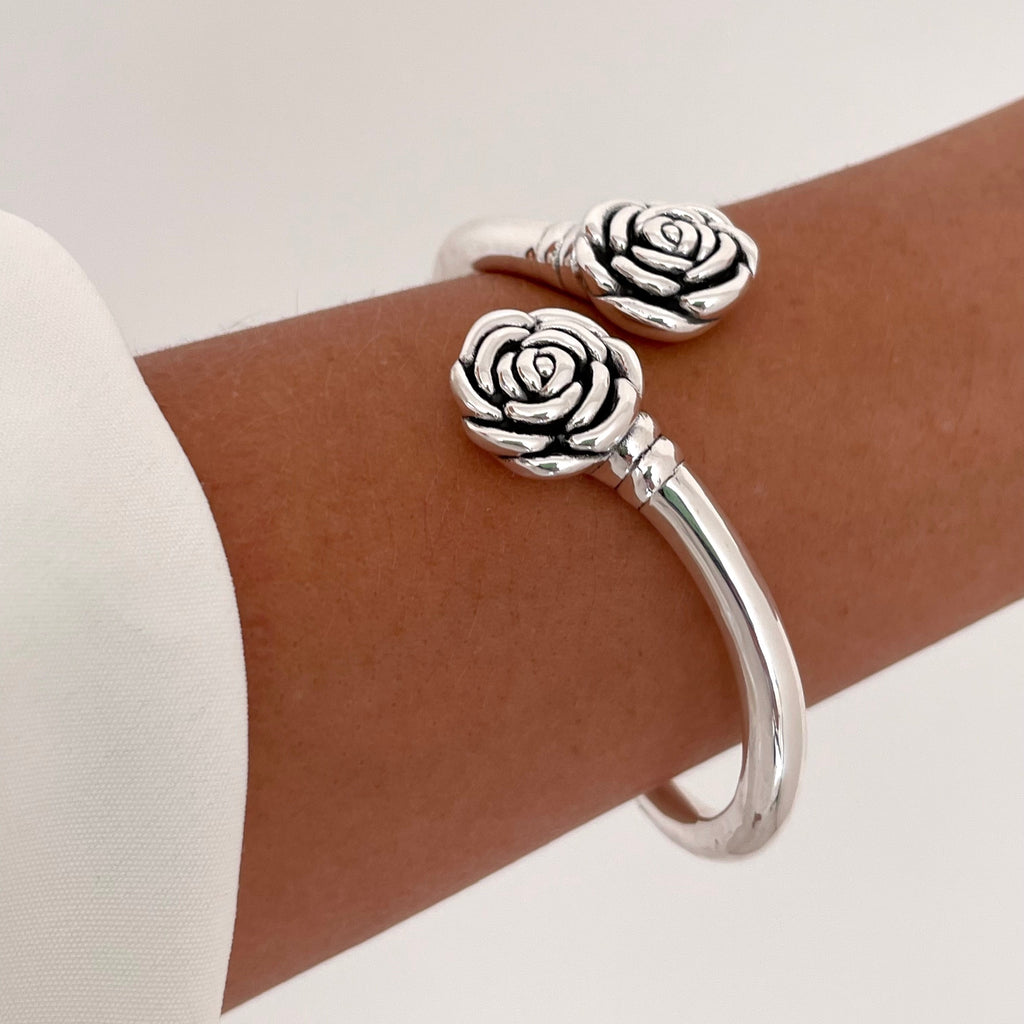 BRACELETE FLOR DUPLA BALI III