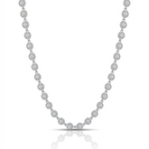 COLAR SWAROVSKI CRAVEJADO CRISTAL 38+2CM