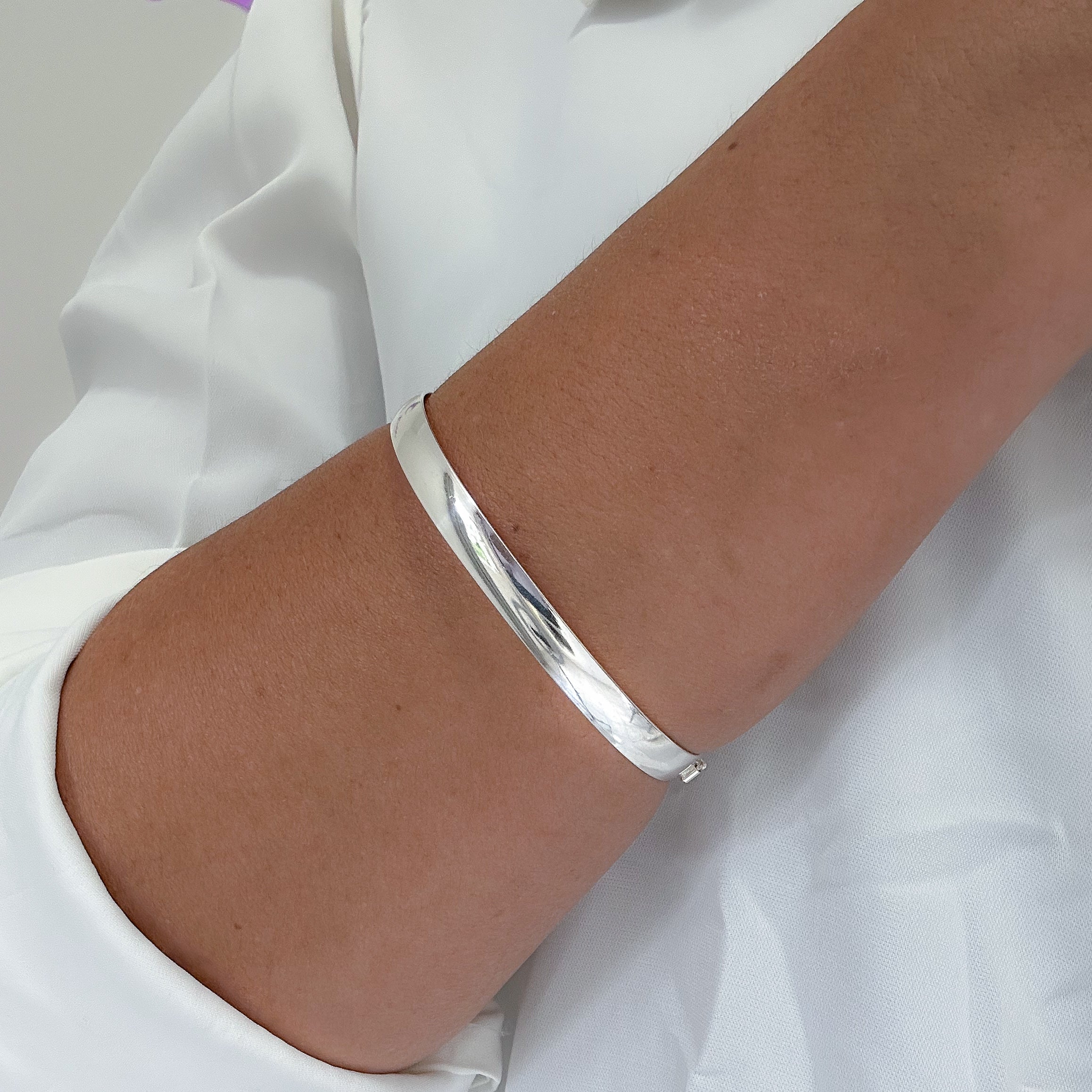 BRACELETE OVAL MEIA CANA -6MM