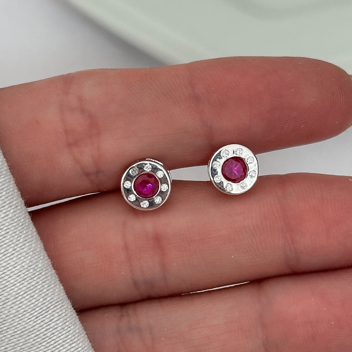 BRINCO ESFERAS DE LUZ ''RUBI'' 7,5MM