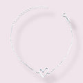 PULSEIRA CORAÇÃO DESENHADO CRV - 16+5CM