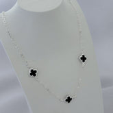 CHOCKER TREVOS PRETO 10MM - 40CM