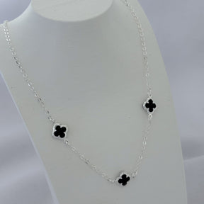 CHOCKER TREVOS PRETO 10MM - 40CM