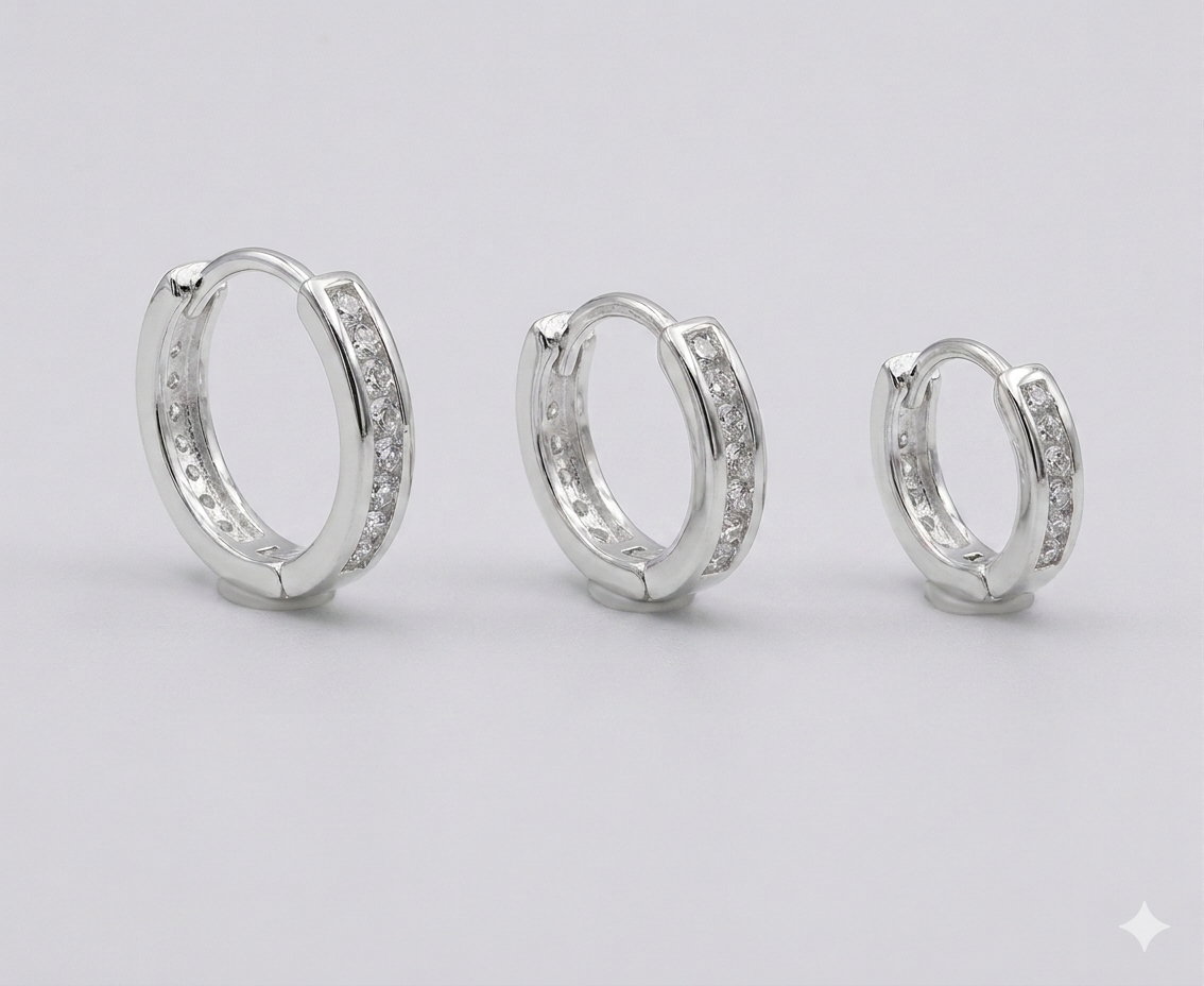 TRIO ARGOLA CRV I FILEIRA -1,5X10-12-15MM