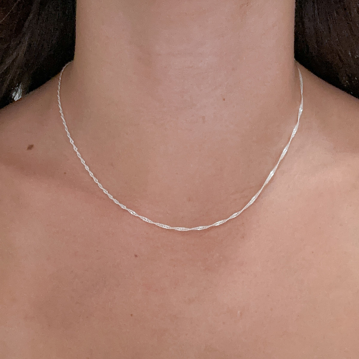 CORRENTE SINGAPURA 1,4MM 40 CM