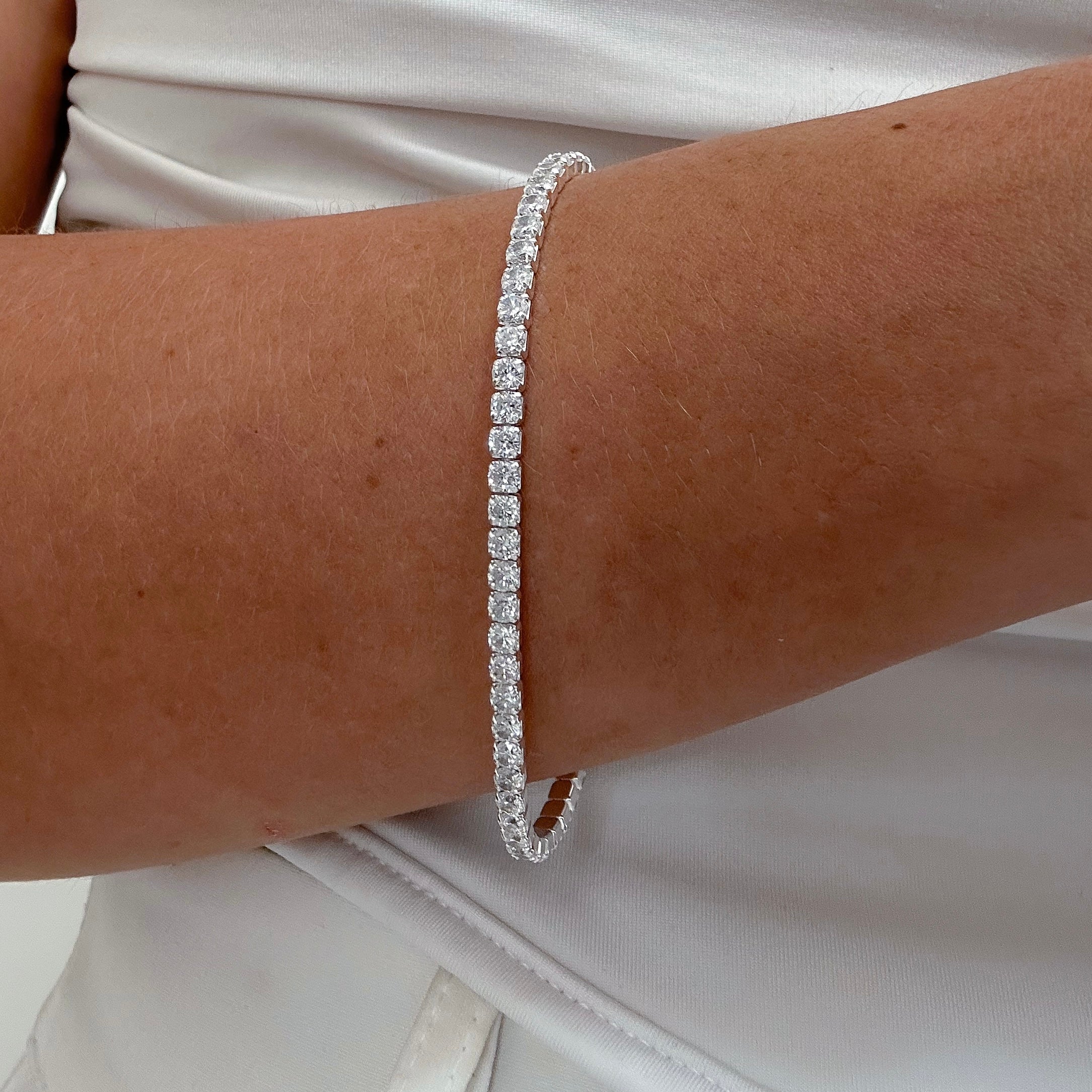 Pulseira Riviera 3mm 15+5cm