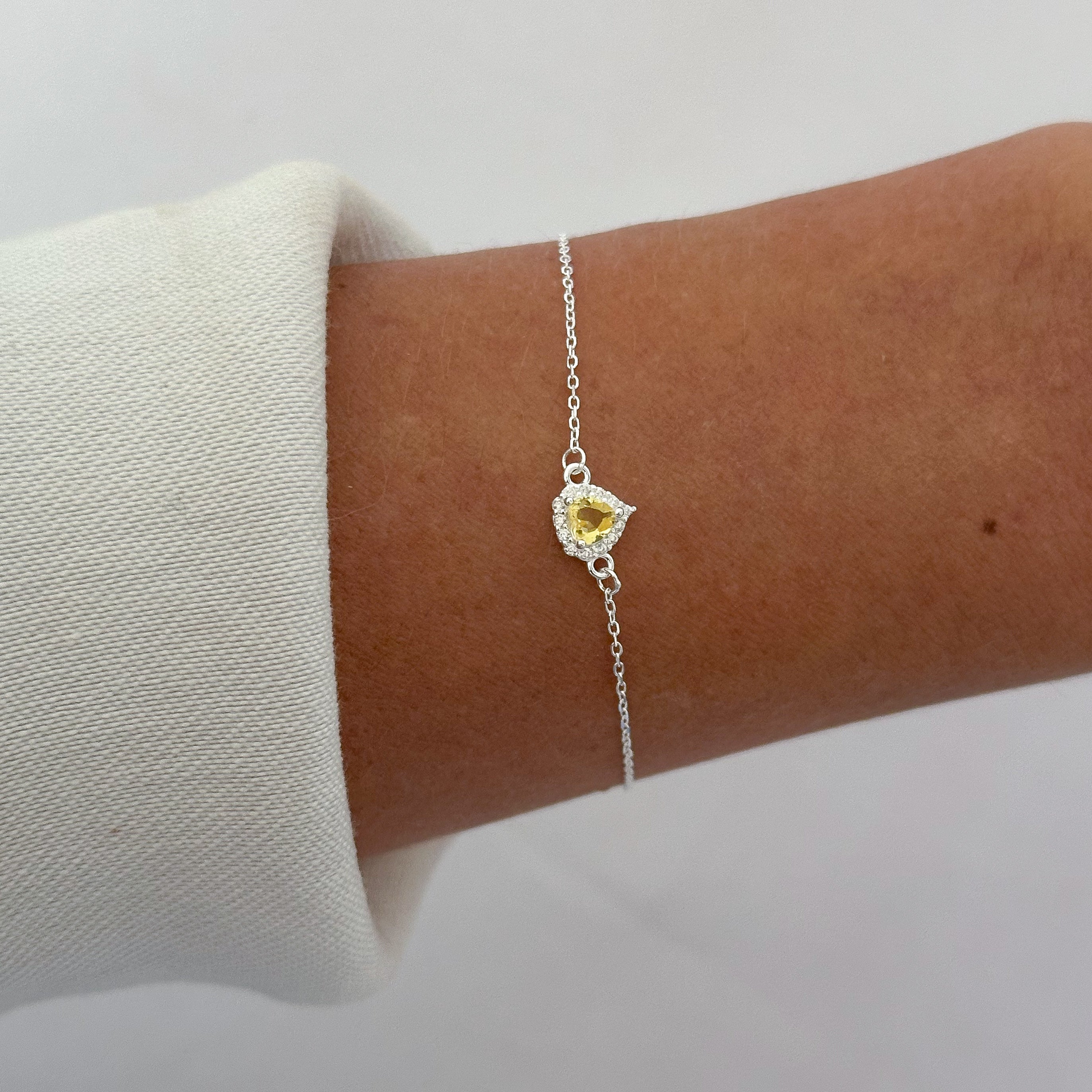 Pulseira Coração Abundante 16+4cm