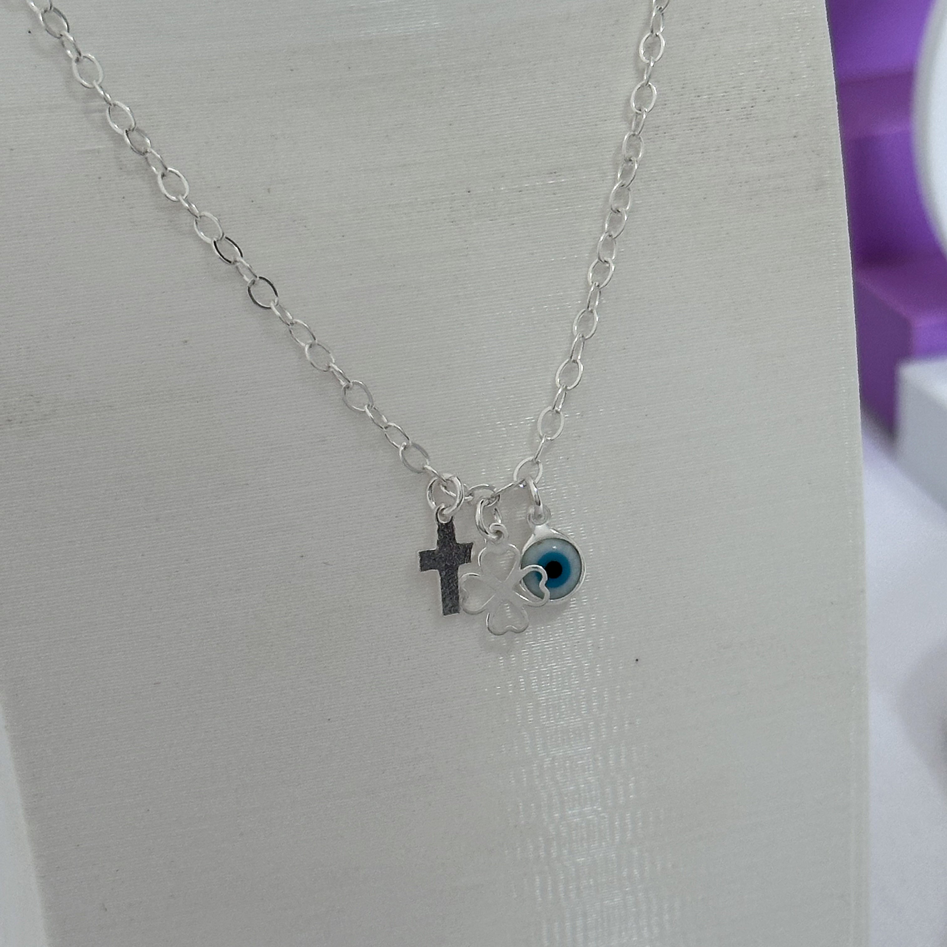 CHOCKER FÉ E SORTE 40CM