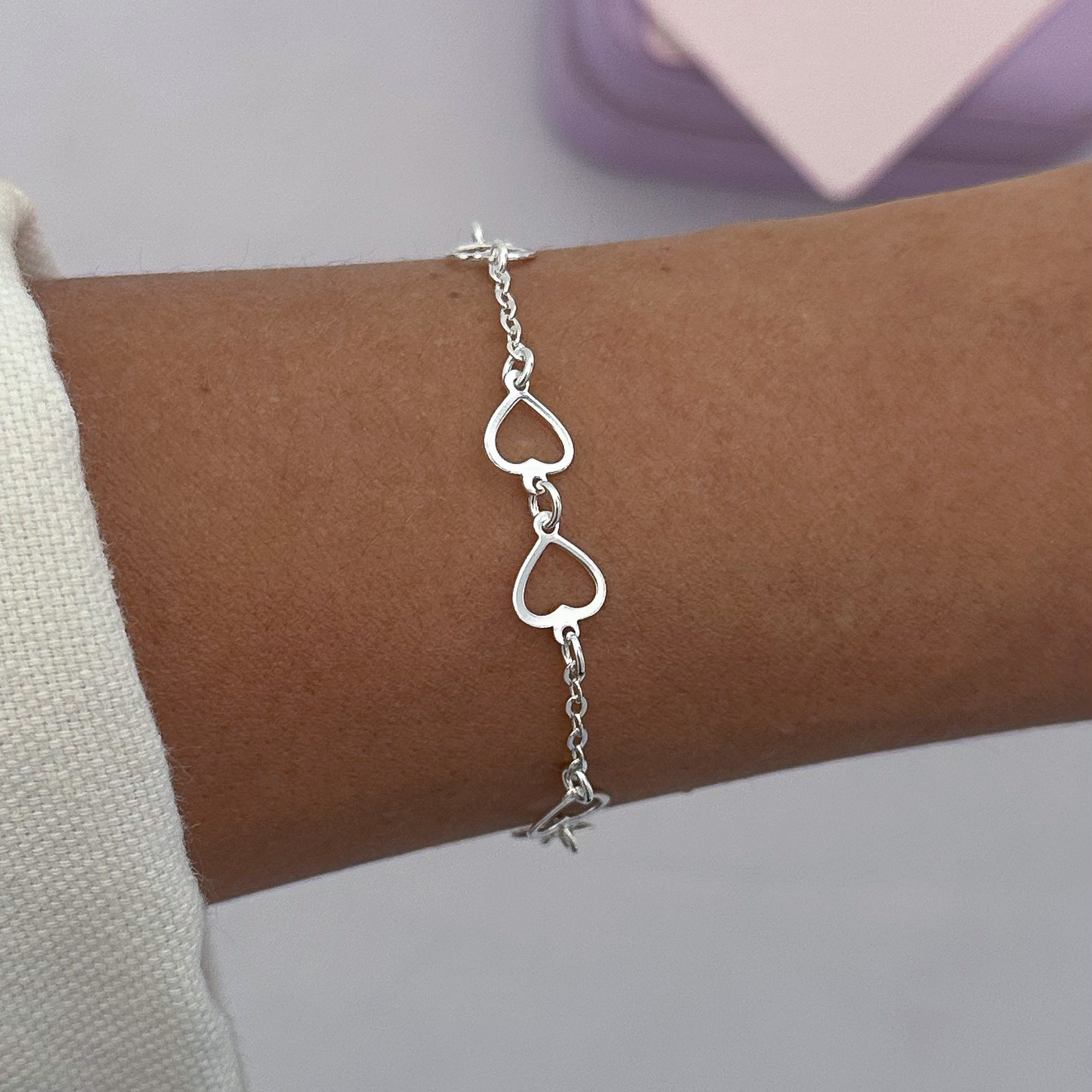 Pulseira Duplo Amor 18,5cm