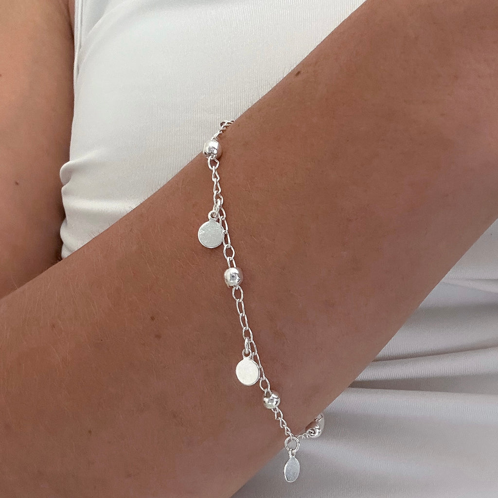 PULSEIRA MEDALHINHAS 18,5CM
