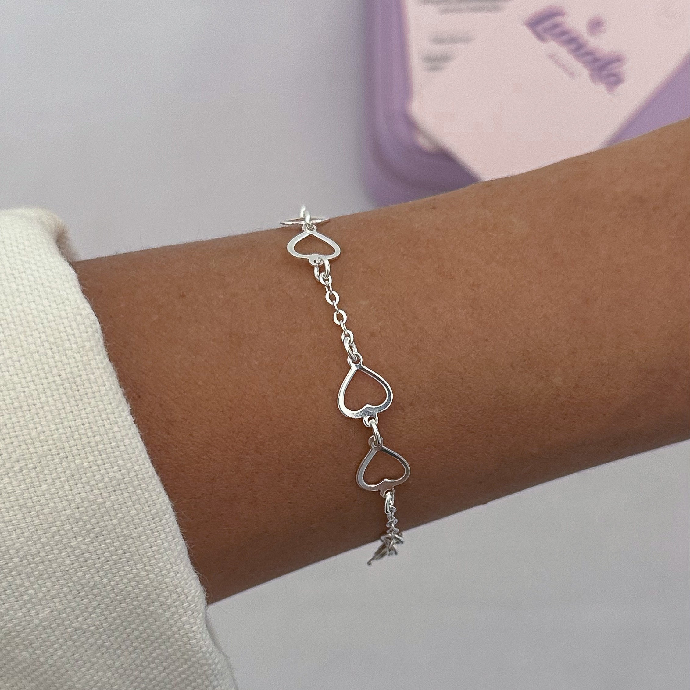 Pulseira Duplo Amor 18,5cm