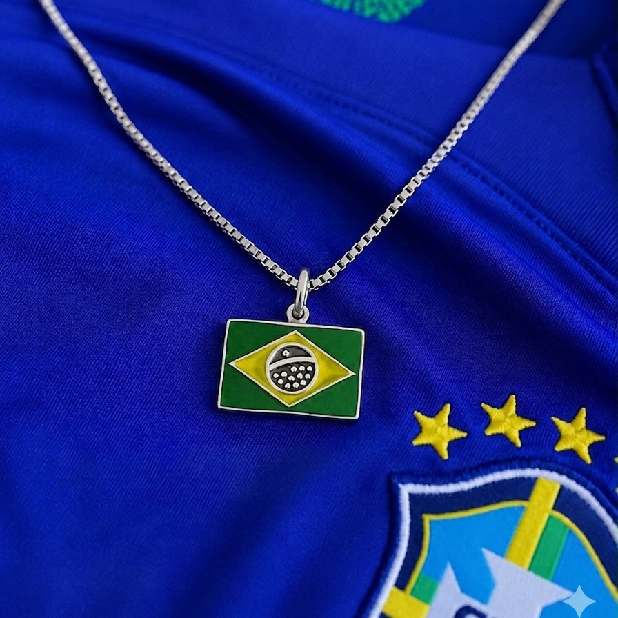 PINGENTE BANDEIRA BRASIL
