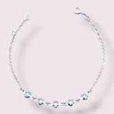 PULSEIRA TREVINHOS CRISTAIS 18,5CM