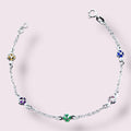 PULSEIRA TREVOS COLORIDOS 18,5CM