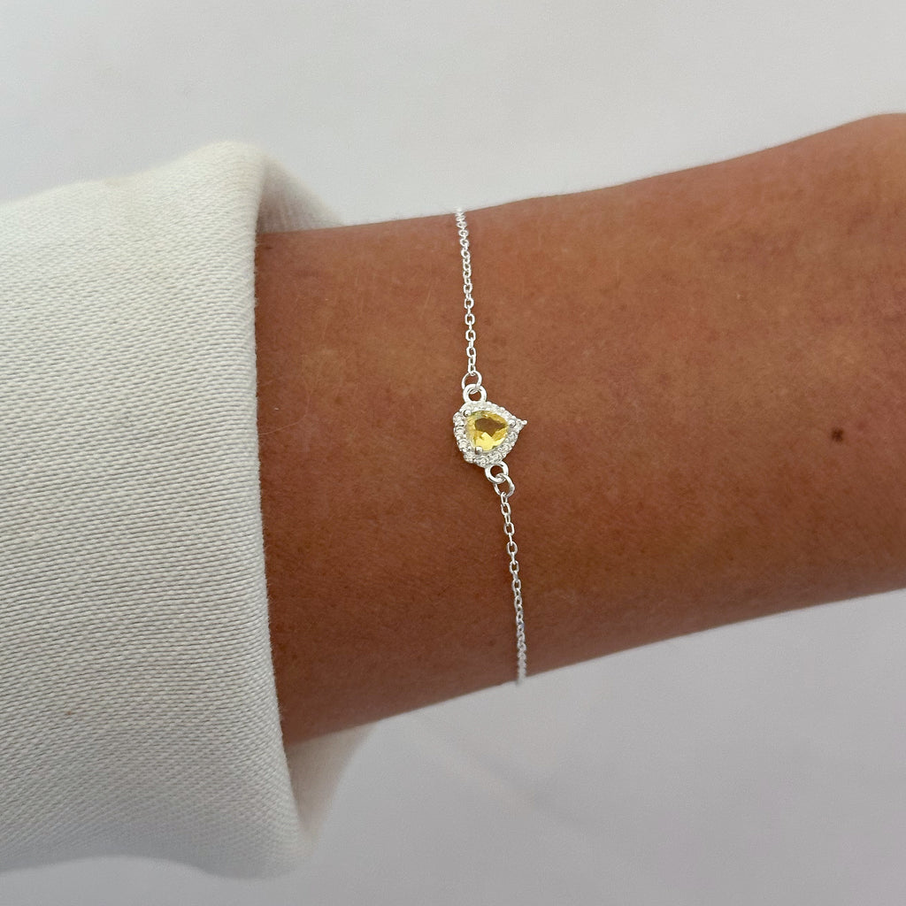 Pulseira Coração Abundante 16+4cm