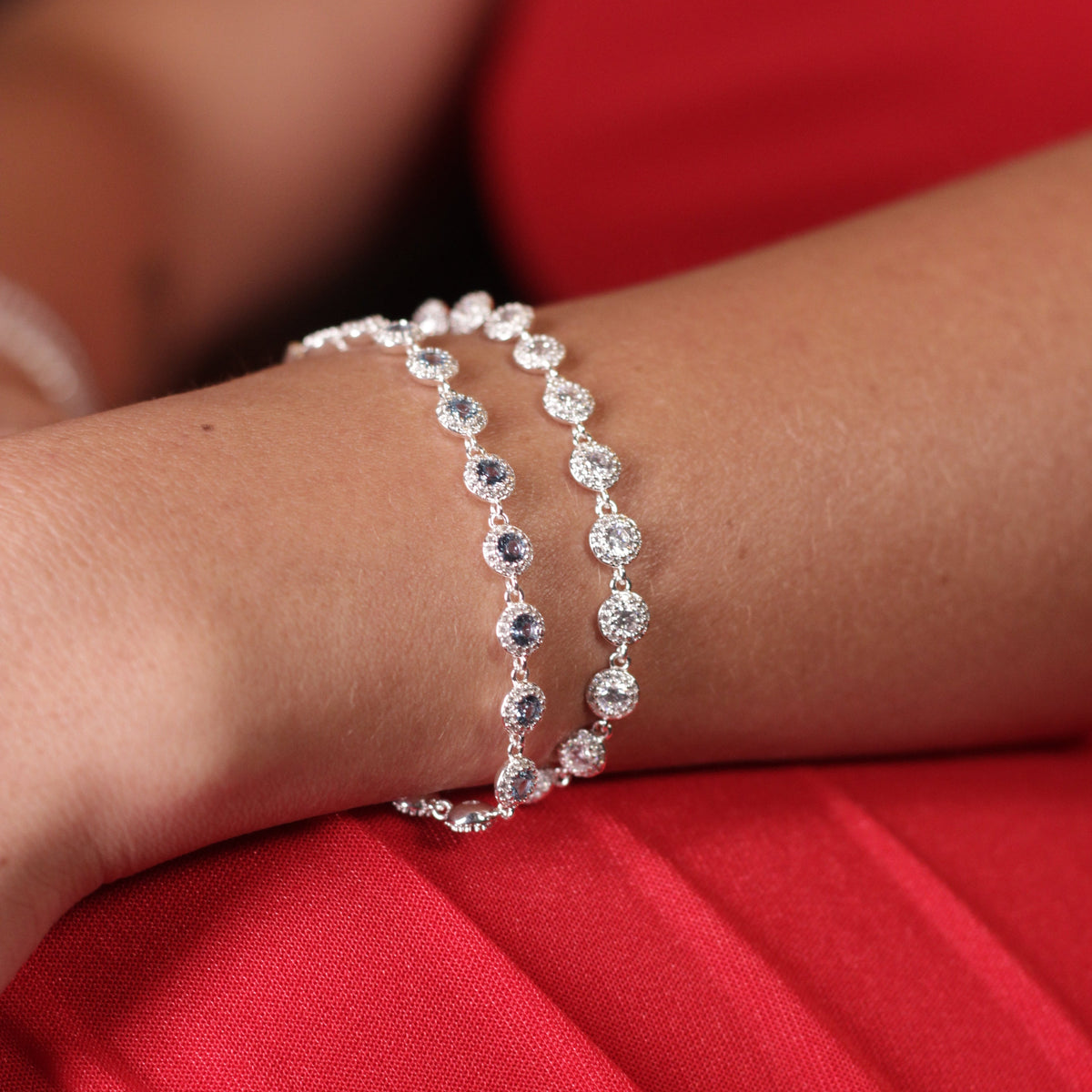 PULSEIRA SWAROVSKI CRV CRISTAL 17,5+2,5CM
