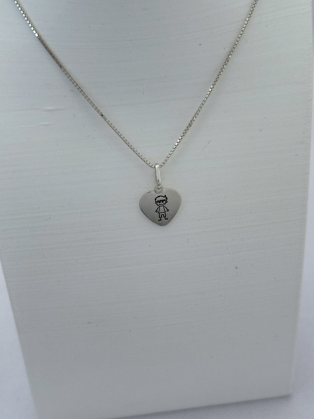 PINGENTE MEDALHA CORAÇÃO MENINO