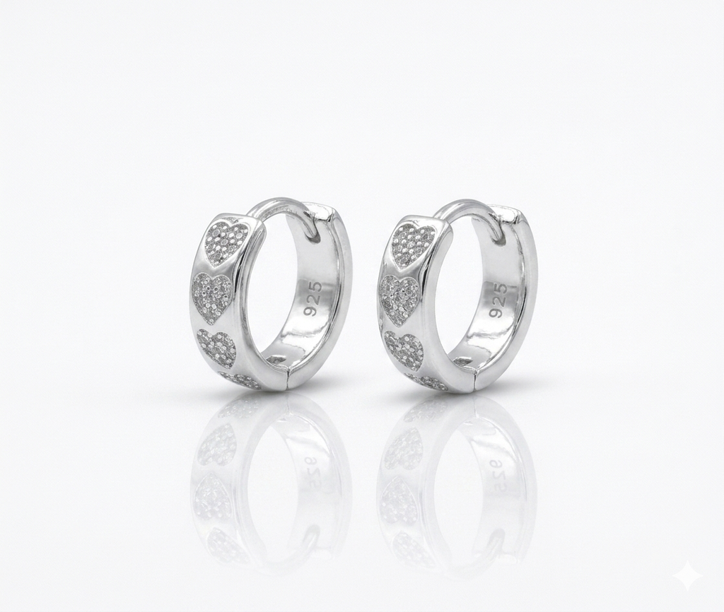 ARGOLA CLICK DESENHOS CORAÇÕES CRV 4X14MM