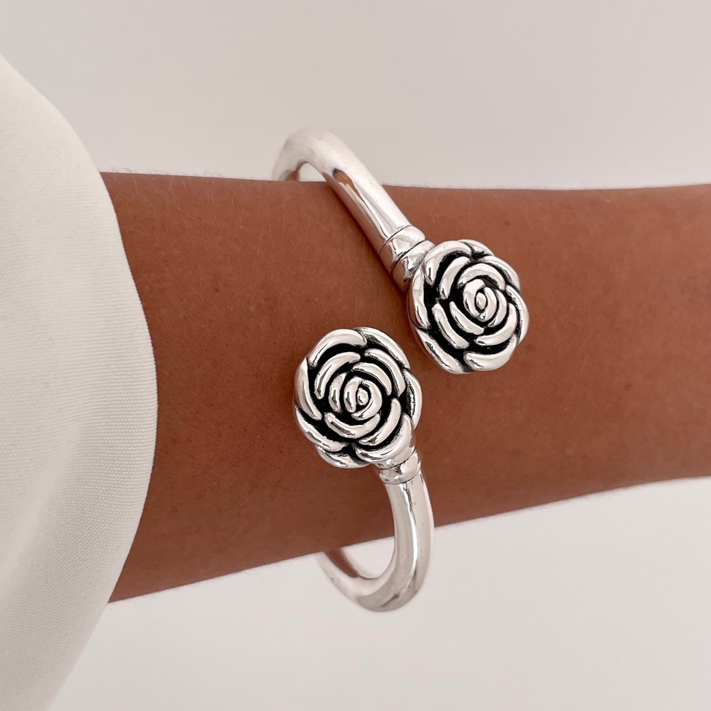 BRACELETE FLOR DUPLA BALI III