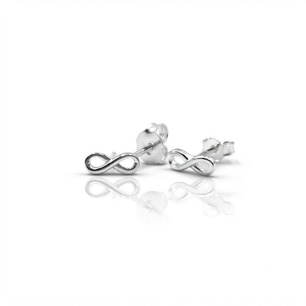 Brinco Mini Infinito Liso 3x8mm