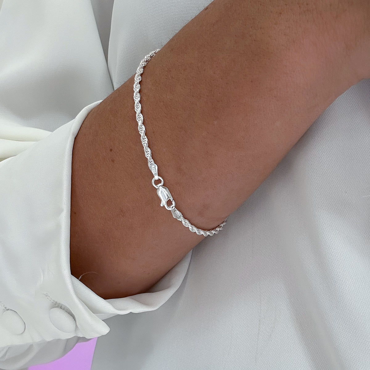 PULSEIRA CORDÃO BAIANO 3MM 18,5CM