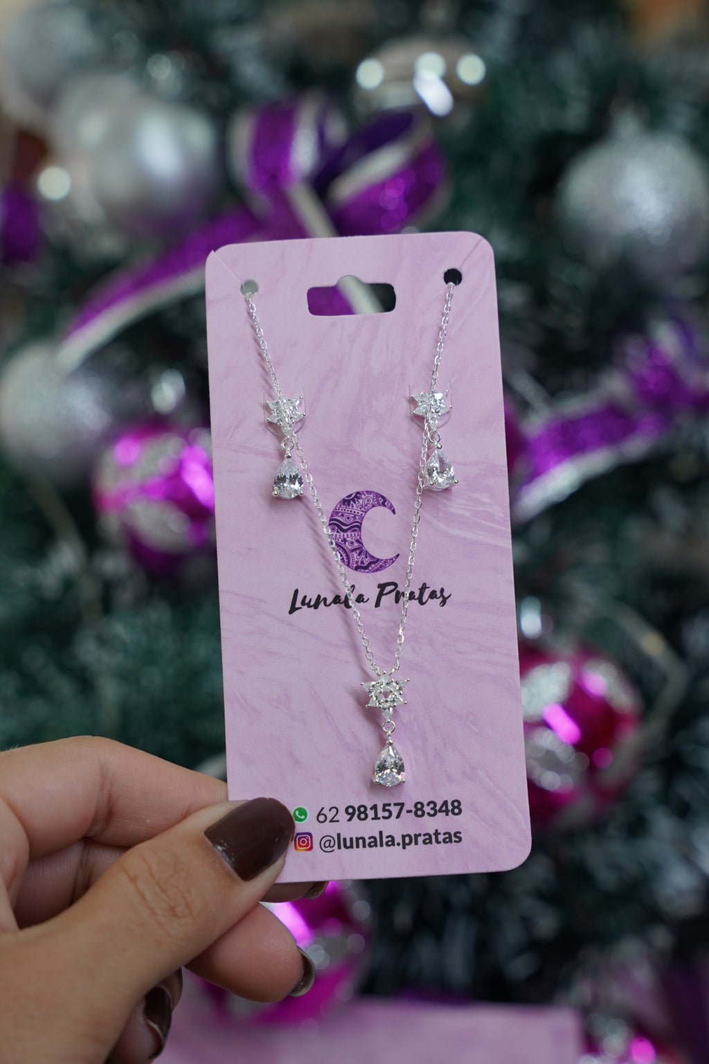 CONJUNTO GOTA FLORAL -40+5CM