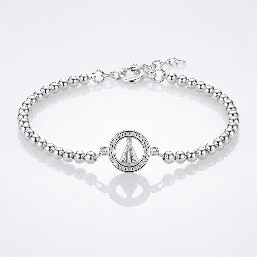 Pulseira Esferas Nsa. Senhora 18,5cm