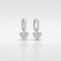 ARGOLA CORAÇÃO PENDENTE CRV - 2X13MM